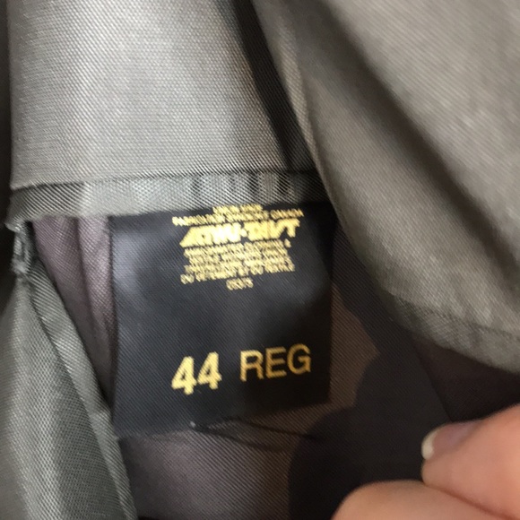 Vintage virgin scottish wool gray speckled unisex blazer - Picture 6 of 11